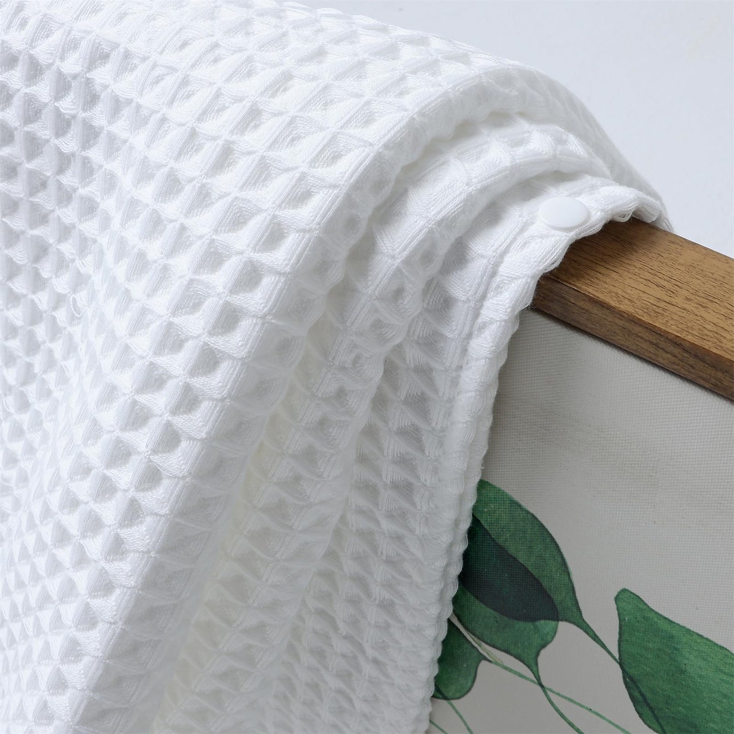 Athaelay Hooded Bath Towel For Kids Extra Soft Absorbent Bath Poncho For 0-4 Years Premium Waffle + Muslin Cotton