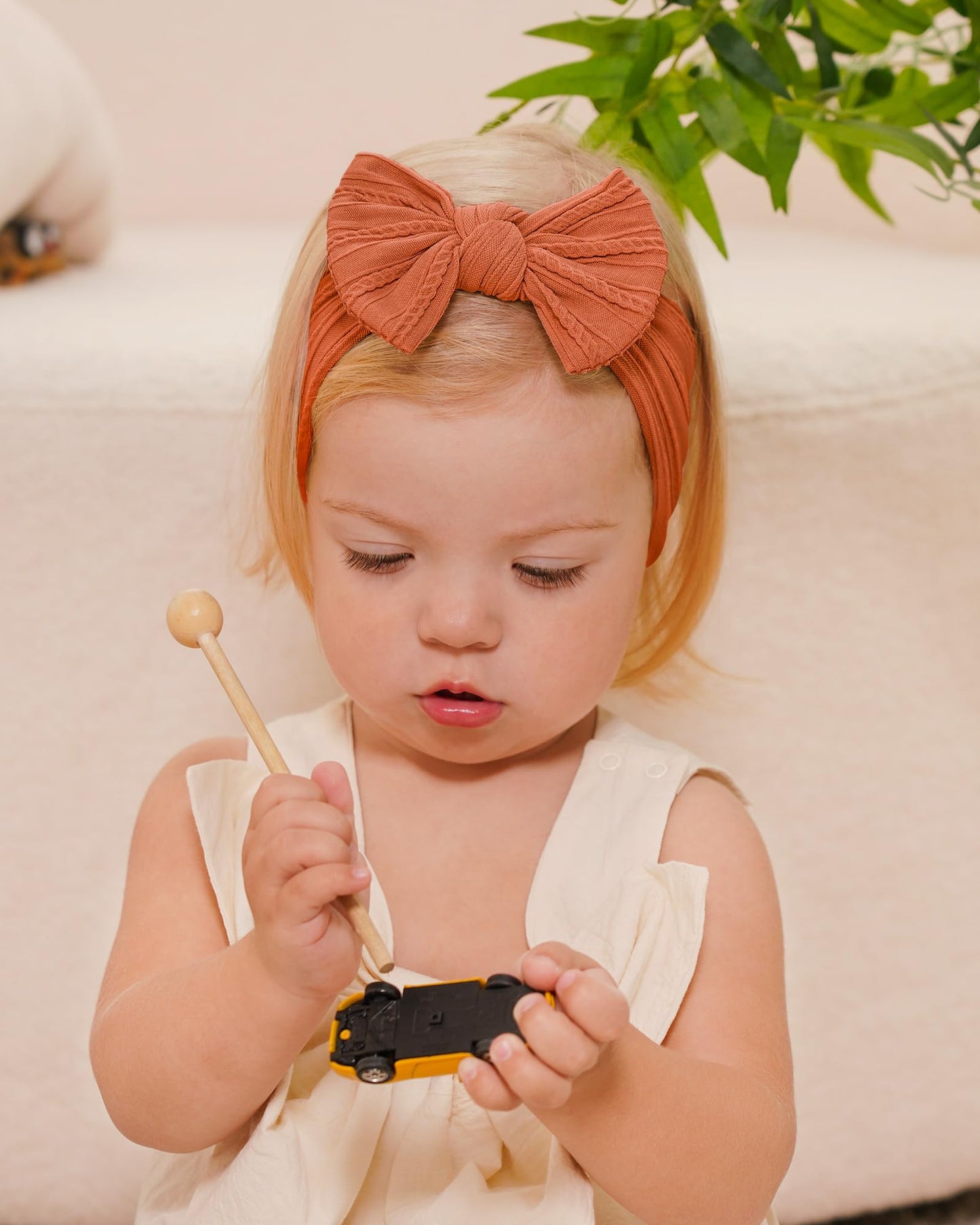 Jollybows 12Pcs Baby Girls Nylon Headband With Bow Newborn Hairbands Infant Hair Bow Elastics Handmade Hair Accessories For Todd
