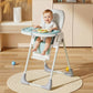 R For Rabbit Marshmallow Lite Baby Feeding High Chair For Babies, 6 Levels Smart Baby Feeding High Chair (Blue)