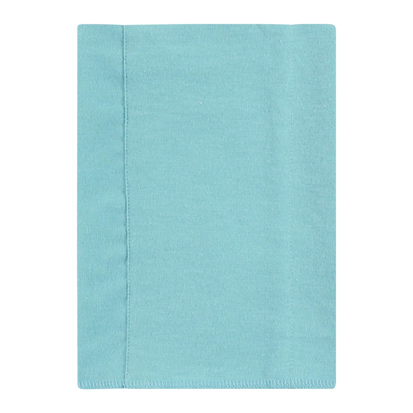 Hudson Baby Unisex Baby Flannel Burp Cloth 7Pk, Teal Elephant, One Size