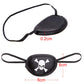 Chinco Pirate Eye Patches Black One Eye Skull Patches Silk Pirate Captain Eye Masks For Adults Halloween Party(24 Pieces)