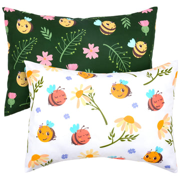 Uomny Toddler Pillowcases For Girls 13X18 12X16 14X19 Bee And Koalas Baby Pillow Case 2 Pack Small Pillow Covers For Travel Pill