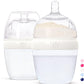 Inttero 6Oz White Formula Dispenser Anti-Colic Baby Bottles - 2 Pack/Slow Flow (Stylish White) - Everyday Baby Essentials - Form
