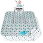 Splat Mat 2 Pack For Under High Chair & Arts & Eating Mess, Waterproof Baby Playtime Anti-Slip High Chair Mat For Floor Or Table