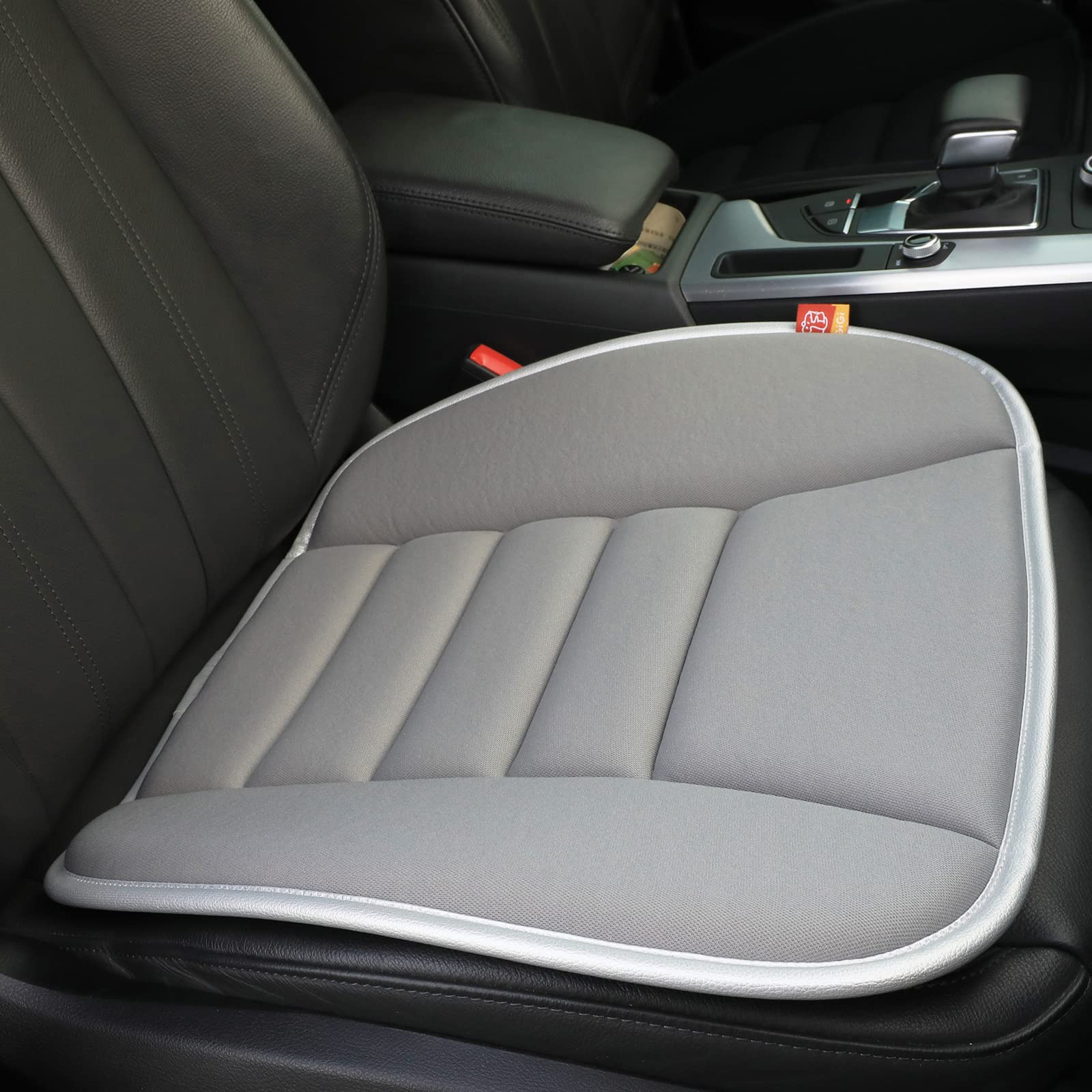 Raorandang Car Seat Cushion Pad For Car Driver Seat Office Chair Home Use Memory Foam Seat Cushion, Grey