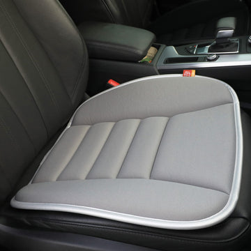 Raorandang Car Seat Cushion Pad For Car Driver Seat Office Chair Home Use Memory Foam Seat Cushion, Grey