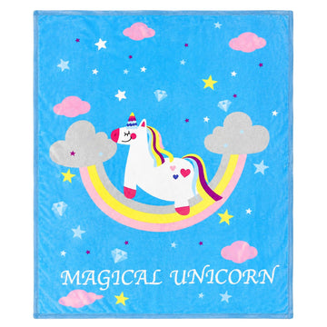 MOM CARE Fleece Winter Blanket for Newborn Baby Soft Warm Fluffy Cozy Double Layered Pack of 1 Multicolor for 02 Years