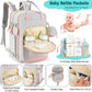 Bagparkk Diaper Bag Backpack, Multi Function Baby Bag With Portable Changing Pad, Pacifier Holder,Waterproof Diaper Bags With Us