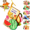 chochumy Baby Books 0-6 to 12 Months Infant Soft Cloth Toy, Tummy Time Toys for Babies 0-3-4-5-6-9-12 Month, Newborn Girl Baby B