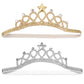 Beaupretty 2Pcs Baby Girls Crystal Crown Tiara Hair Belt Headband Soft Headwrap Princess Headpiece Children Hair Accessories For