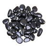 5 Lb Natural Polished Black Pebbles For Indoor Plants - Decorative Black River Rocks For Plants, Fish Tank Rocks, Vase Fillers A