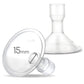 Maymom Myfit 15 Mm Shields; Compatible With Medela Breast Pump- Personalfit, Freestyle, Harmony, Maxi, Freestyle Flex Connector;