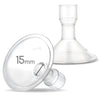 Maymom Myfit 15 Mm Shields; Compatible With Medela Breast Pump- Personalfit, Freestyle, Harmony, Maxi, Freestyle Flex Connector;