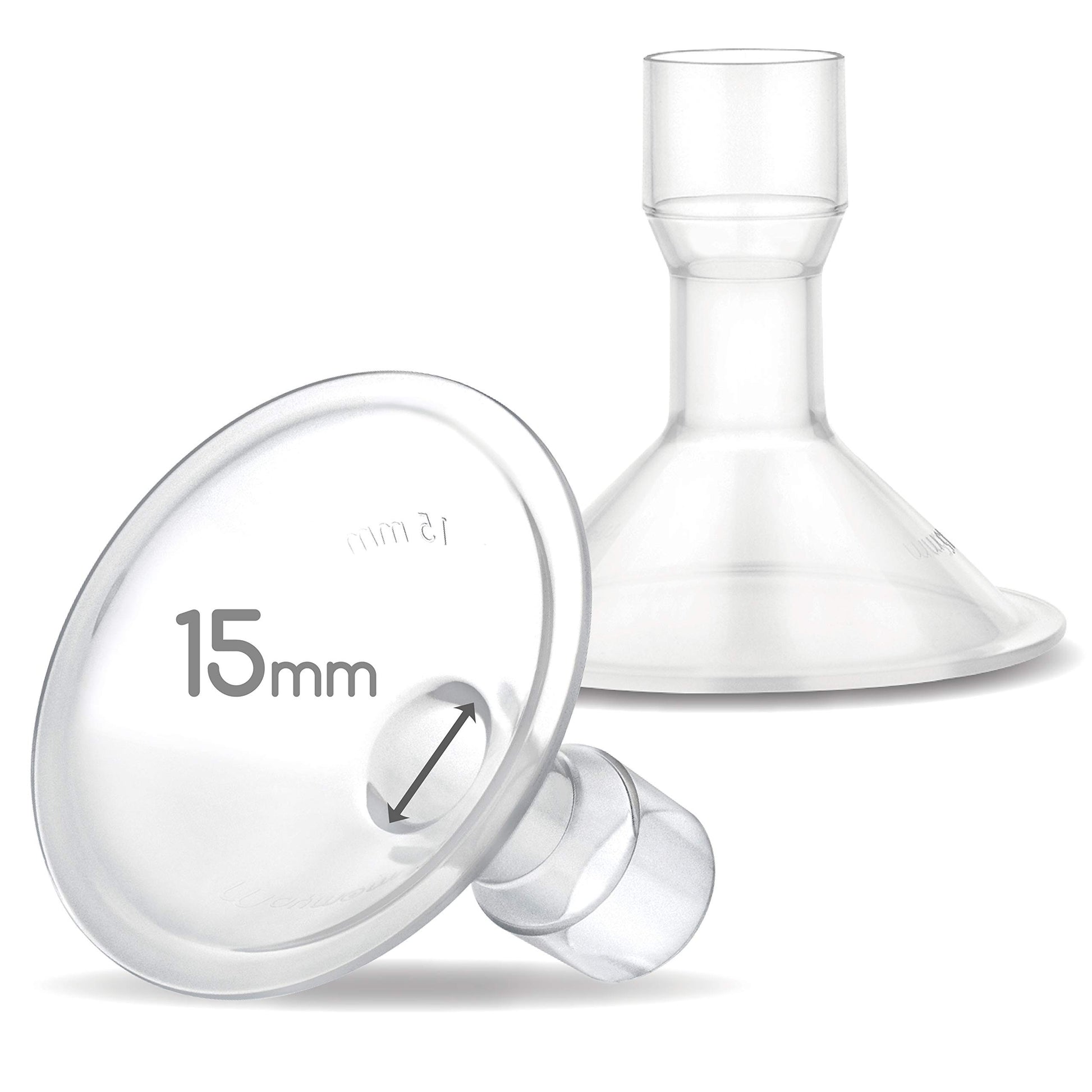 Maymom Myfit 15 Mm Shields; Compatible With Medela Breast Pump- Personalfit, Freestyle, Harmony, Maxi, Freestyle Flex Connector;