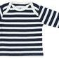Maple Clothing Organic Cotton Baby Long Sleeve T-Shirt GOTS Certified (Black Natural, 3-6m)