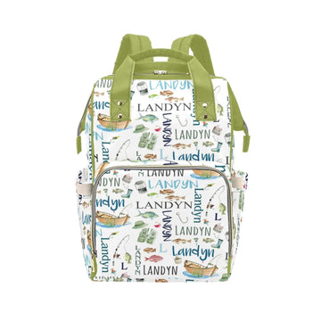 Workvalor Custom Diaper Bag Backpack for Women, Personalized Name Nursing Mommy Daypack, Diaper Bag for Girls Boys, New Mom Gift