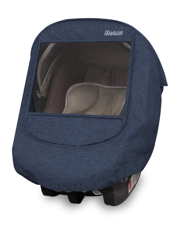 Manito Melange Infant Car Seat Weather Shield (Navy)