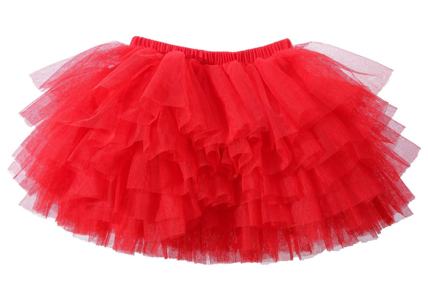 Elamccor Baby Girls' Tutu Skirt Toddler 6 Layered Tulle Tutus 1-8T