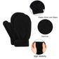 Onesing 5 Pair Toddler Mittens Black Toddler Gloves Baby Mittens Newborn Mittens Infant Mittens Baby Gloves For Baby Boy Girls,