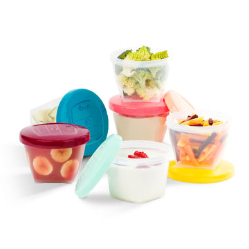 Babymoov Leak Proof Storage Bowls  Bpa Free Containers With Lids, Ideal To Store Baby Food Or Snacks For Toddlers, Bpa Free - 4