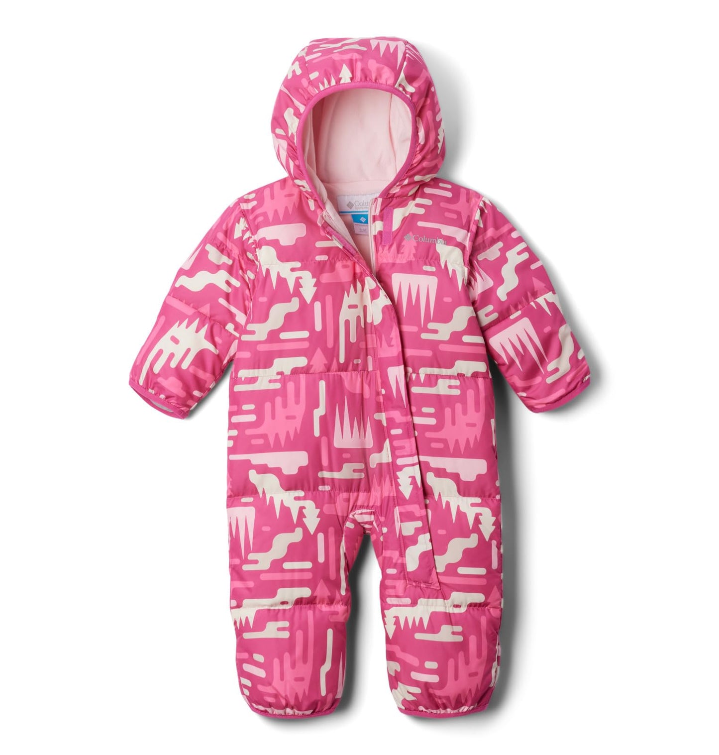 Columbia Baby Snuggly Bunny II Bunting, Pink Ice Highland/Satin Pink, 18/24