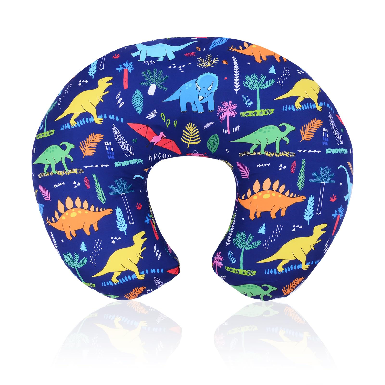 Cloele Nursing Pillow Cover For Breastfeeding Pillows - Dinosaur Breastfeeding Pillow Slipcovers For Baby Boys & Girls Ultra Sof
