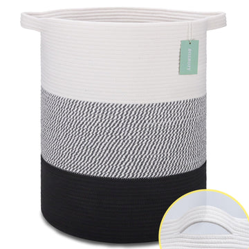 Bosroty Large Laundry Hamper Basket For Girls Boys Kids 72L, Nursery Hamper, Blanket Basket, Clothes Basket Laundry, Tall Laundr