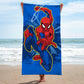 Jay Franco Marvel Spiderman Kids Bath Pool Beach Towel - Super Soft & Absorbent Avengers 100% Cotton Towel, Measures 28 X 58