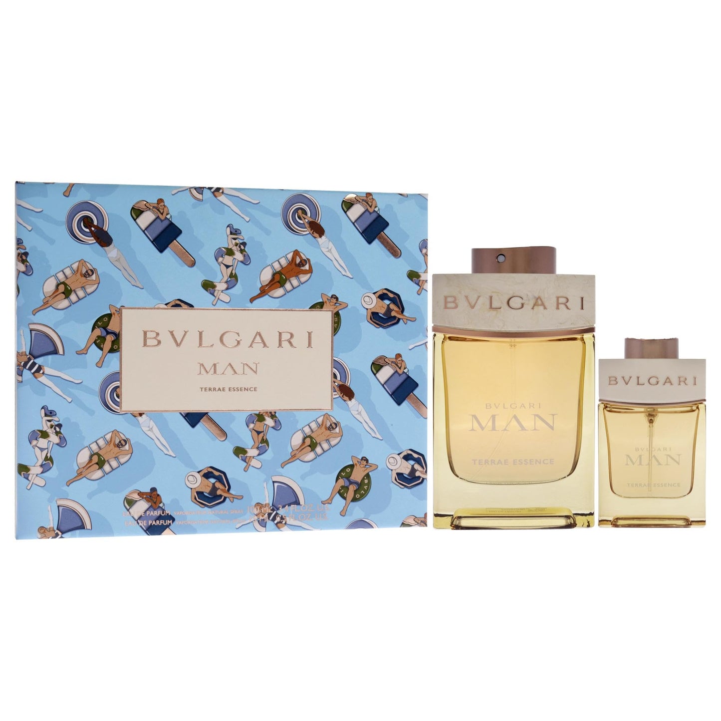 Bvlgari Man Terrae Essence By Bvlgari Eau De Parfum Spray 34 Oz & Eau De Parfum Spray 05 Oz(D0102H5Hn9J)