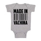 Made In Vachina - Funny Cute Infant Creeper Short Sleeve Bodysuits Infant Funny Baby Romper(Light Grey, 12 Months)