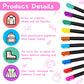 Jutom 38 Pcs Diy Baby Bibs Decorating Kit 14 Bibs 14 Stencils 10 Fabric Markers 2 Ply Feeder Bibs Design Bib For Shower Games (M