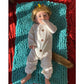 Baby Boys 1St Birthday Outfit Baby First Birthday Clothes Boy Where The Wild Things Are Romper (Beige-02,12-18 Months)