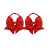 Lddcx Hair Ties Baby Girls' Hair Accessories Baby Hair Ties With Bows For Toddler Ponytail Holders Small Hair Ties (Red, Fs3)