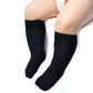 Epeius Little Girls 3 Pair Pack Seamless Cable Knit Knee High Socks Kids Boys/Girls Uniform Stockings For 4-6 Years,Black