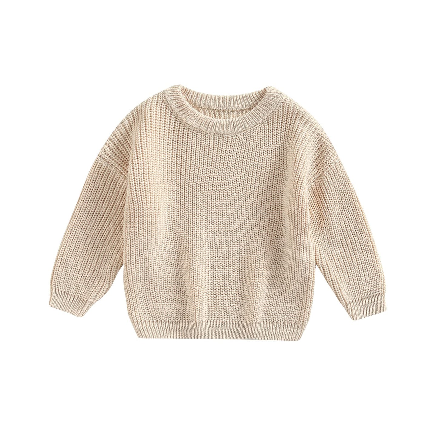 Afunbaby Baby Girl Boy Knit Sweater Blouse Pullover Sweatshirt Warm Crewneck Long Sleeve Tops For Infant Toddler (12-18 Months,C