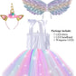 Led Unicorn Dress Sequin Halloween Costumes For Girls Gifts For 5 6 Year Old Birthday Christmas Holloween Party Outfit Light Up