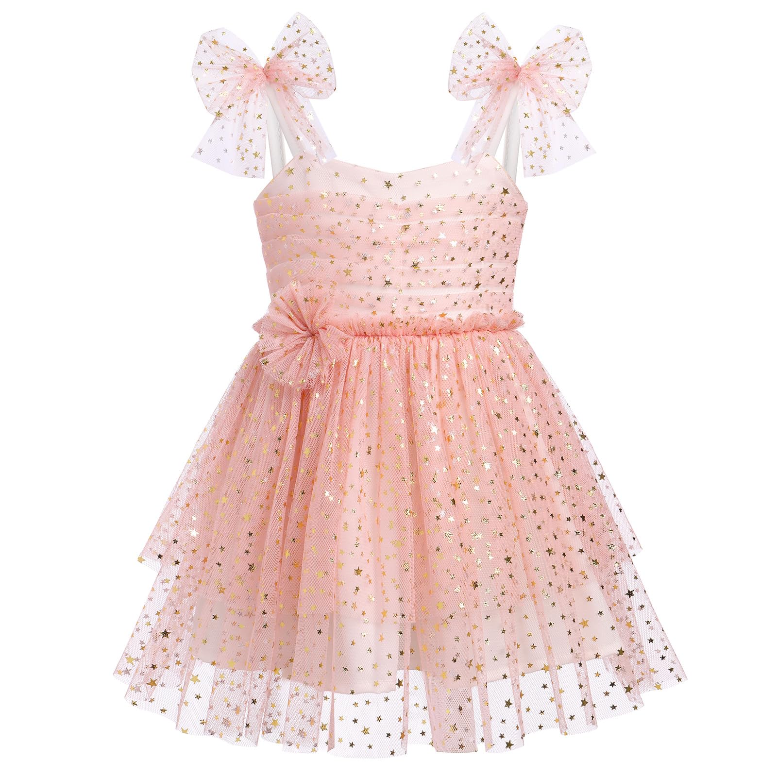 Idopip Baby Girls Sequin Stars Tutu Dress Summer Sleeveless Backless P – Cutebab WBBAPB0CBK96HG9
