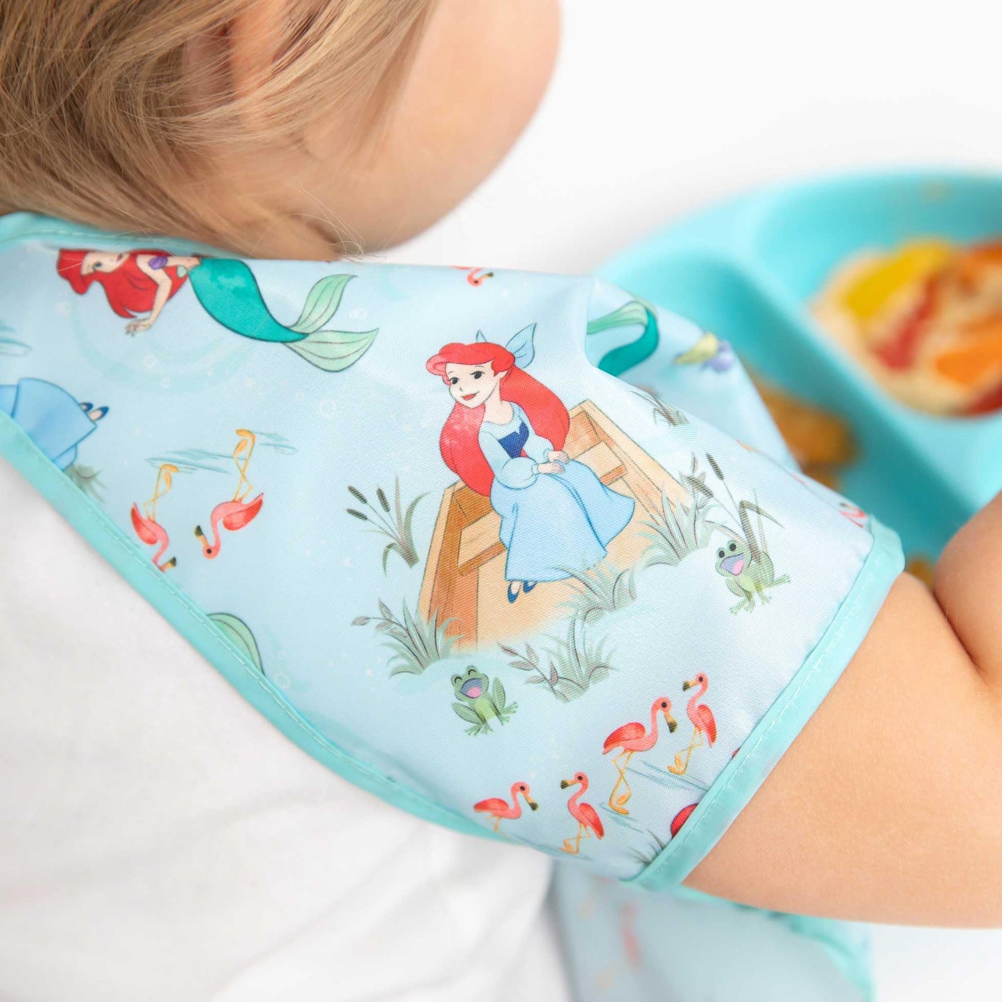 Bumkins Disney Short Sleeve Bib For Girl Or Boy, Toddler And Kids For 1-3 Years, Large Size, Essential Must Have For Junior Chil