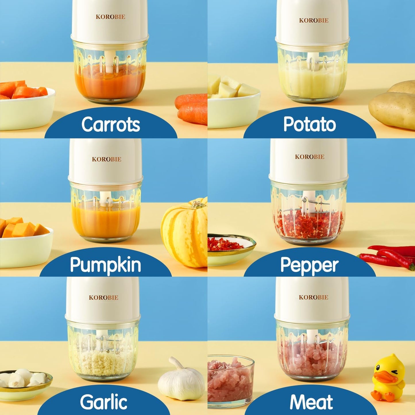 Baby Food Maker - Baby Food Blender Baby Food Processor For Baby Food, Fruit, Vegatable, Meat, Baby Food Puree Maker Make Fresh
