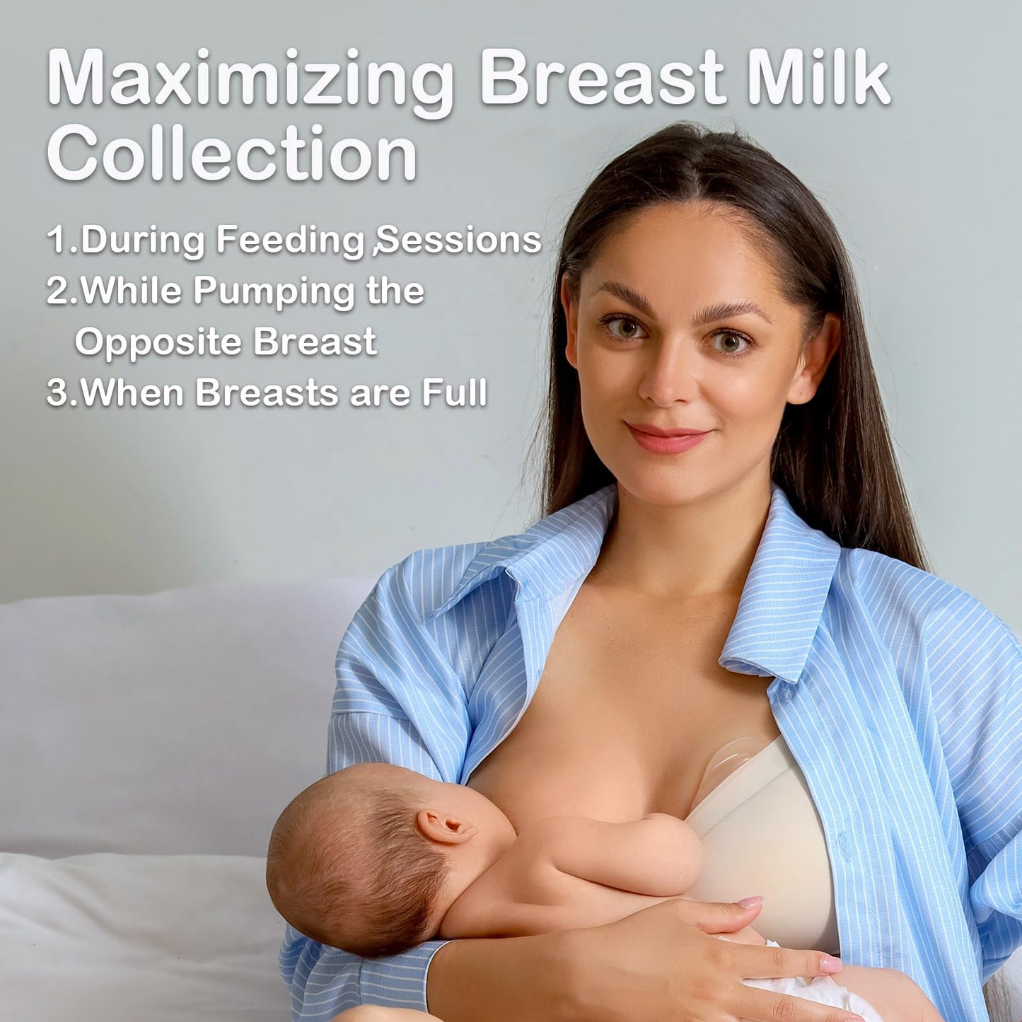 Bumblebee Milk Collector, Portable Silicone Breastmilk Catcher, Kick-Proof Wearable Brest Shields For Breastfeeding Mom, 3Oz/2Pc