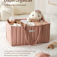 Blissful Diary Baby Diaper Caddy Organizer, Baby Shower Basket For Girls, Gift For Newborn Essentials, Baby Registry Must Have,