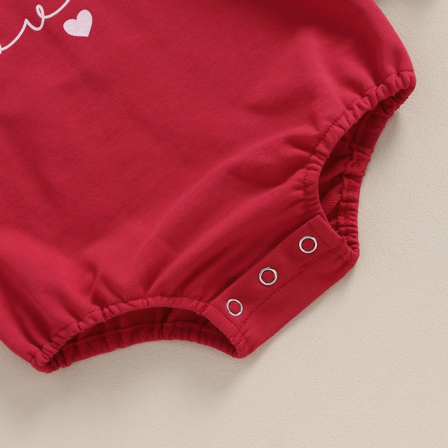 Lucikamy Newborn Baby Boy Girl Valentine'S Day Outfits Sweatshirt Romper Infant Long Sleeve One Piece Romper Spring Clothes (Red