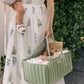Blissful Diary Baby Diaper Caddy Organizer, Stylish Nursery Storage Basket - Gift For Baby Shower, Baby Registry Must Have, Newb
