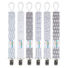 Babygoal Pacifier Clips, 6 Pack Pacifier Holder For Boys And Girls Fits For Most Pacifier Styles & Baby Toys And Baby Gift 6Mp09