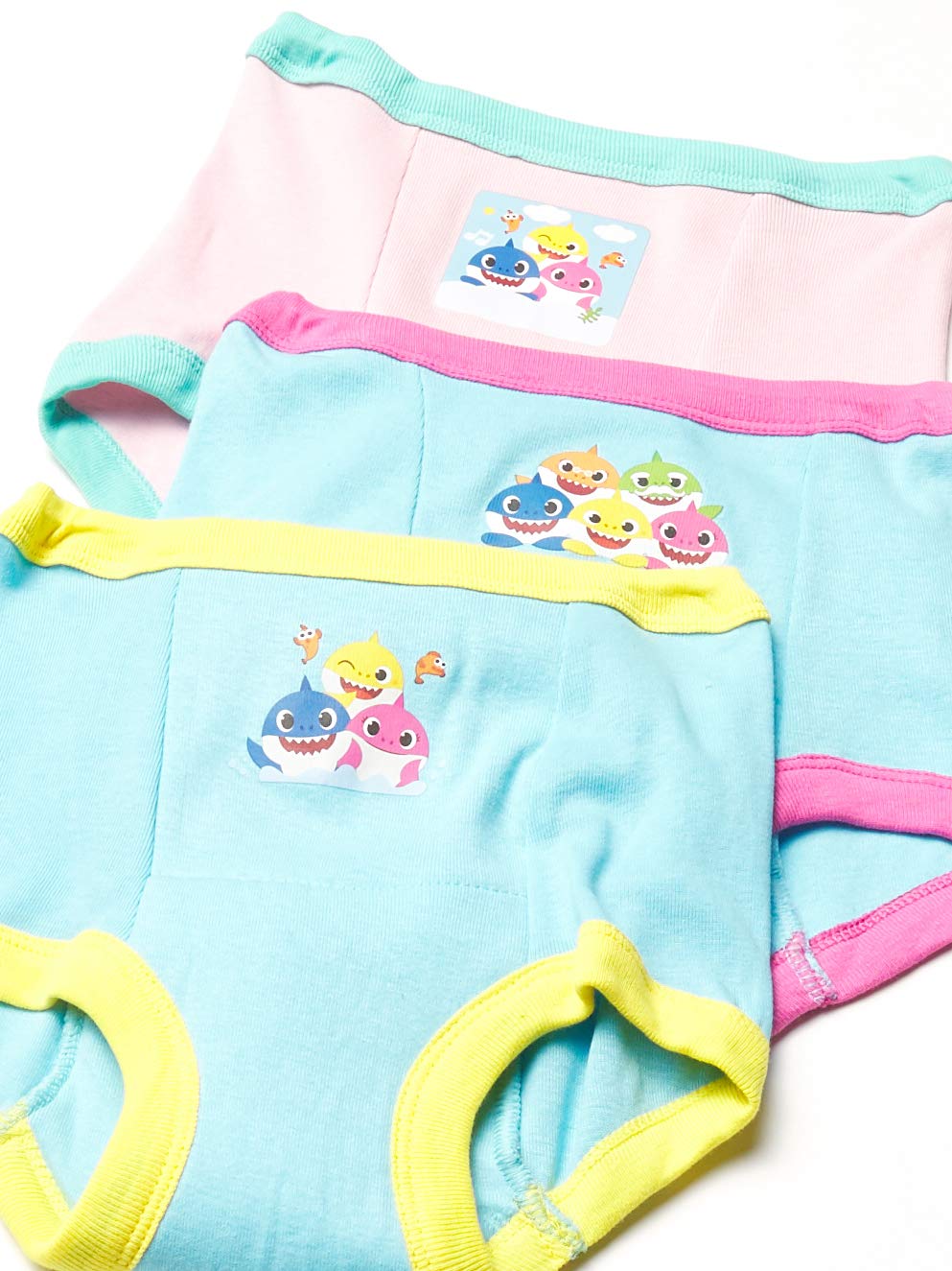 Baby Shark Unisex Training Pant Multipacks With Success Tracking Chart & Stickers, Sizes 18M, 2T, 3T, 4T, 10-Pack Assorted Pink,