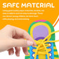 NUOBESTY Shoelace Threading Teaching Toys Learn to Tie Shoelaces Toy Kids Toddlers Fine Motor Skills Toy Early Educational Toys,
