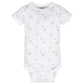 Gerber Baby 8-Pack Short Sleeve Onesies Bodysuits, Sheep Grey, Newborn