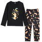Hupohoi Big Girls Cute Bunny Pajama Sets Lovely Cartoon Sleepwear Winter Pjs Nighty, Rabbit, Moon Fox, 10