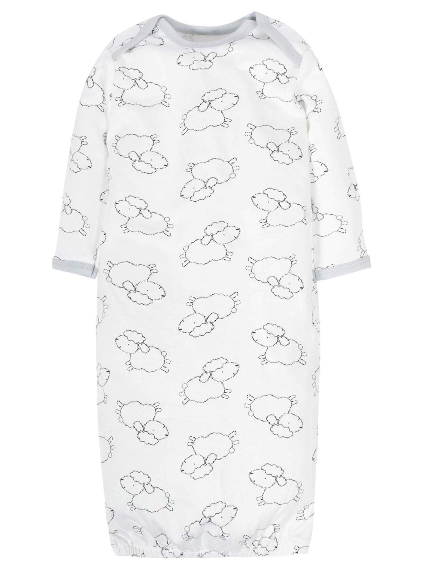 Gerber Unisex Baby Boy And Girls 4-Pack Sleeper Gown Sheep Preemie
