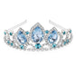 Elsa Crown Halloween Cosplay Hair Accessories Girls Tiara Bridal Wedding Crystal Hair Band Tiara Pageant Tiara Birthday Gifts (A